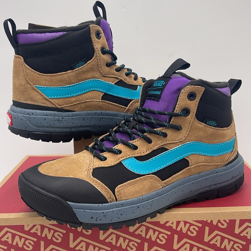Vans WMNS High-Top Sneakers Boots Blue and Tan Accents Ultrarange Exo
Tobacco - Picture 9 of 16